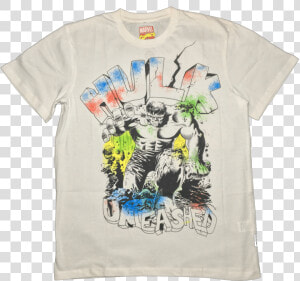 Marvel Comics Hulk White T Shirt Bio World Www   Active Shirt  HD Png Download