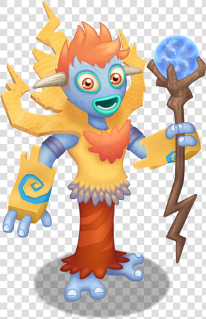 Galvana Holding Magical Stick   My Singing Monsters Celestial  HD Png Download