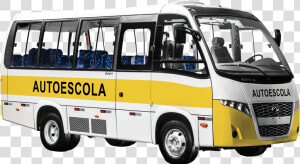 Clip Art Autoescola Cfc Unidades Especiais   Micro Onibus Auto Escola  HD Png Download