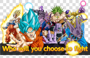 Who Will You Choose To Fight   Cartoon  HD Png Download