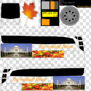 Taj Mahal   Png Download   Bus Simulator Indonesia White Skin  Transparent Png