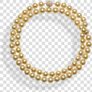 Golden South Sea Pearl Necklace And Diamond Clasp   Orejera Señor De Sipan Png  Transparent Png