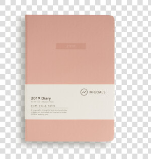 Mi Goals   2019 Diary   A5   Soft Cover   Coral   Png   Book  Transparent Png