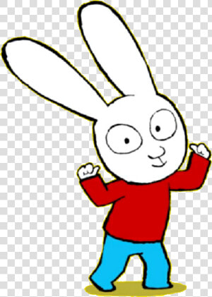  simon  simonrabbit  happy  rabbits  cartoon   Simon Cartoon  HD Png Download