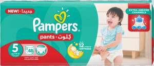 Pampers Pants Diapers  Size 5  Junior  12 18kg  Jumbo   Pampers Pants Size 3  HD Png Download