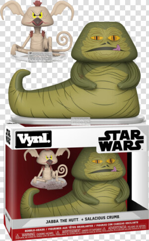 Jabba The Hutt  amp  Salacious Crumb Vynl   Vynl Star Wars Jabba And Salacious Crumb  HD Png Download