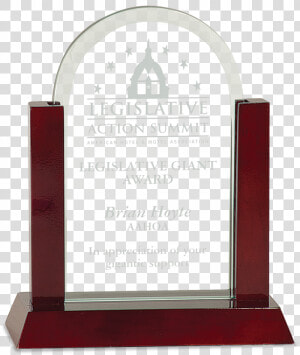 Gateway Dome Glass Award   Commemorative Plaque  HD Png Download