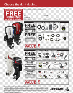 Brp 16 Spring Promo Pg2   Evinrude Outboard Motors  HD Png Download