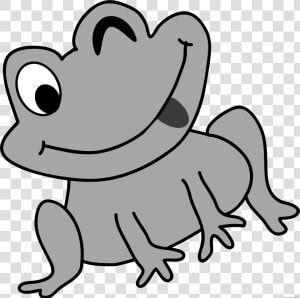 Grayscale Frog Clipart  HD Png Download