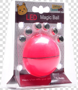 Led Flash Ball Cat Toy Rolling Ball Glowing Cat Laser  HD Png Download