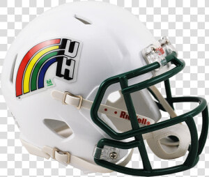 Hawaii Warriors Riddell Mini Speed Helmet   Seahawks Helmet  HD Png Download