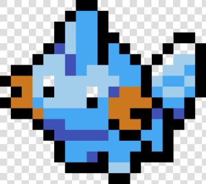 Pixel Art Pokemon Mudkip  HD Png Download