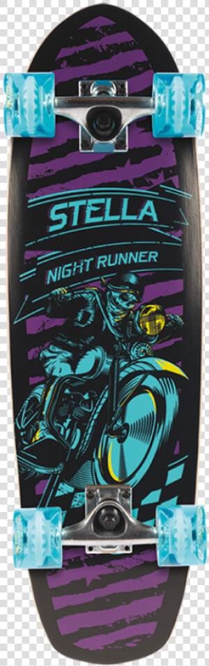 Stella Beer Runner Night Runner   Longboard  HD Png Download