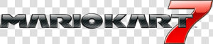 The Logo For The Seventh Game In The Franchise  Mario   Mario Kart 7 Cover  HD Png Download