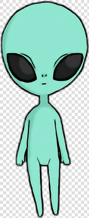  alien  extraterrestre  verde  ovni  kawaii  cute   Transparent Background Alien Transparent  HD Png Download