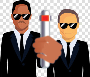 Men In Black Memory Erase Sunglasses Tie Suit Erase   Will Smith Man In Black Cartoon  HD Png Download