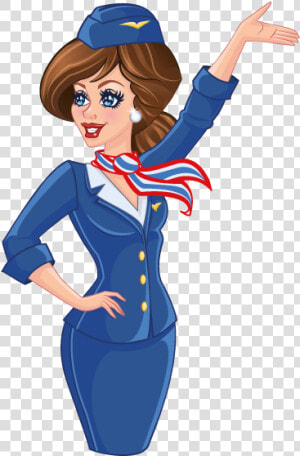 Stewardess Png   Flight Attendant Clipart Png  Transparent Png