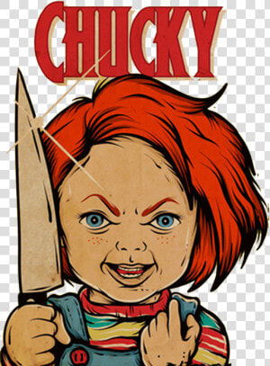 Chucky Art  HD Png Download