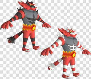 Download Zip Archive   Incineroar T Pose  HD Png Download