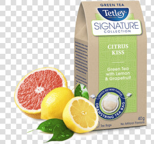 Tetley Signature Collection Citrus Kiss   Bitter Orange  HD Png Download