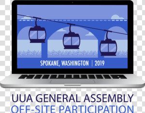 The General Assembly Logo Is Displayed On A Laptop   Uu General Assembly 2019  HD Png Download