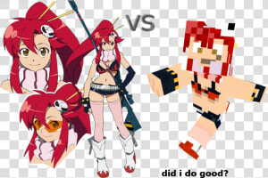 Transparent Gurren Lagann Png   Yoko Gurren Lagann Character Design  Png Download