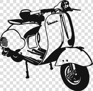 Moped   Vespa Png  Transparent Png