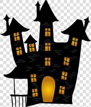 Halloween Png Creepy   Cartoon Halloween Haunted House  Transparent Png