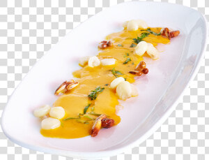 Tiradito Con Crema De Aji Amarillo  HD Png Download