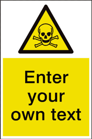 Toxic Material Custom Hazard Sticker   Vehicles Reversing Warning Sign  HD Png Download