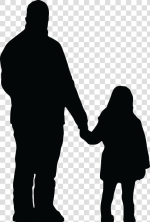 Transparent Silhouette Man Png   Father And Daughter Emotional  Png Download