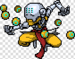 Overwatch Zenyatta Pixel Spray   Png Download   Overwatch Zenyatta Pixel Spray  Transparent Png