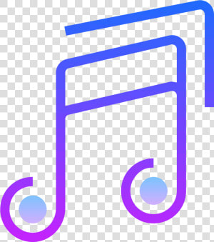 Musical Notes Icon   Musical Note Blue  HD Png Download