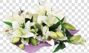 Lilies Bouquet   Lily  HD Png Download