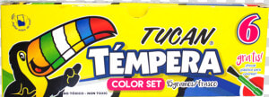 Témpera Tucan Clásica 6 Colores Title Témpera Tucan   Crayones Tucan  HD Png Download