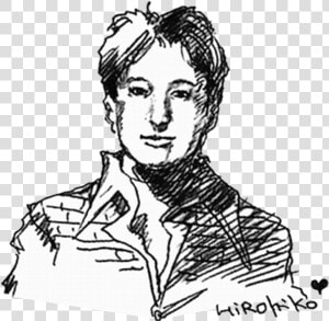 Hirohiko Araki Draws Himself  HD Png Download