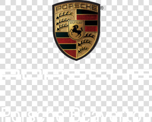 Porsche Vector Emblem   Porsche Car Logo Png Vector  Transparent Png