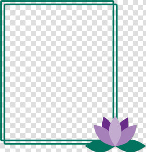 Lotus Flower Images Clipart   Lotus Frame Png Hd  Transparent Png