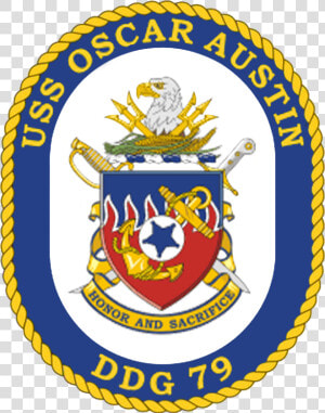 Uss Oscar Austin Ddg 79 Crest   Uss Forrest Sherman Crest  HD Png Download