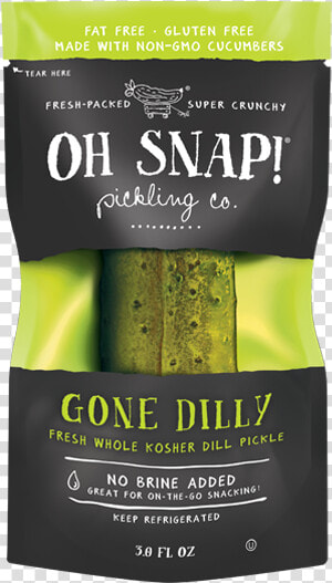 Sliced Pickles In A Bag  HD Png Download