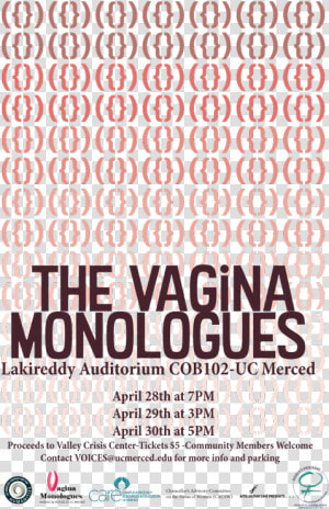 The Vagina Monologues  Cob102  April 28  29    Poster  HD Png Download