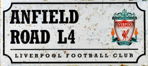 Liverpool Retro Street Sign Title Liverpool Retro   Liverpool Fc  HD Png Download