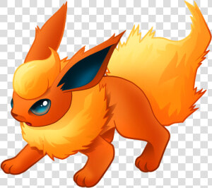 Pokémon X And Y Orange Dog Like Mammal Cartoon Mammal   Orange Pokemon With Tail  HD Png Download