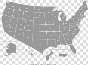 Corporal Punishment States   Png Download   Us Governors Map 2008  Transparent Png