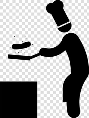 Transparent People Cooking Png   Chef Cooking Icon Png  Png Download