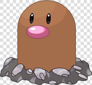 Pokemon   Diglett Pokemon Vector  HD Png Download