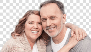 Smiling Older Man And Woman   Family  HD Png Download