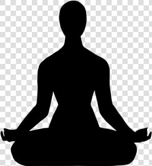 Buddhist Meditation Buddhism Silhouette Clip Art   Meditation Clipart  HD Png Download