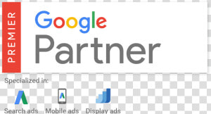 Google Premier Partner Logo   Google  HD Png Download