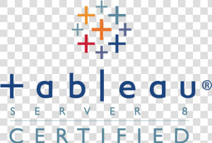 Tableau Logo Server 8 Qualified   Tableau Logo Transparent Background  HD Png Download